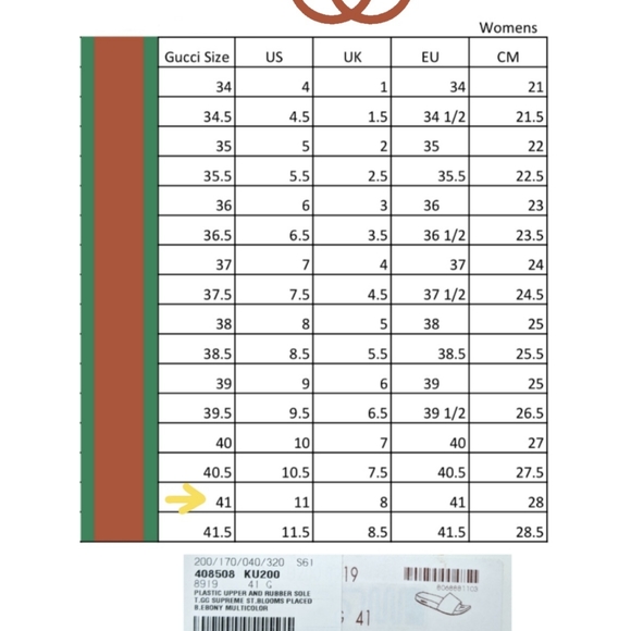 GUCCI GG BLOOMS SUPREME SLIDE SANDAL 408508 KU200 - Picture 3 of 8